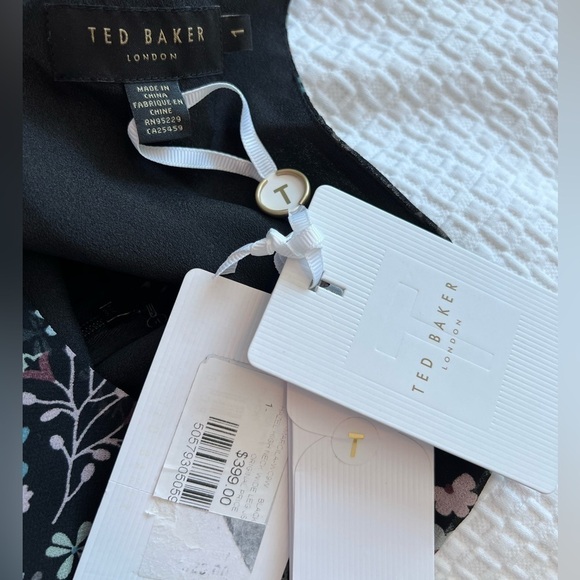 Ted Baker Womens Marcila Hazel High Neck Jumpsuit Wide Leg NWT - Picture 15 of 16